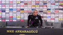 ANKARA - MKE Ankaragücü-Kasımpaşa maçının ardından