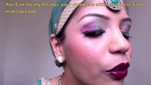 bollywood makeup Tutorial Arab Inspired Bollywood makeup red gold green eyemakeup
