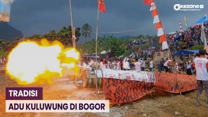 Download Video: Melihat Tradisi Adu Kuluwung di Bogor, Terpukau Dentuman Meriam Raksasa