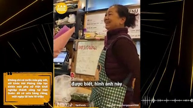 Không chỉ có nước mía gây sốt, xôi khúc Hải Phòng tiếp tục khiến một phụ nữ Việt khởi nghiệp thành công tại Hàn Quốc