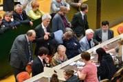 The Hartlepool Borough Council 2023 local election count on May 4 at the Mill House Leisure Centre