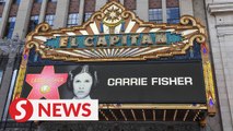 Carrie Fisher gets posthumous Walk of Fame star on May the Fourth