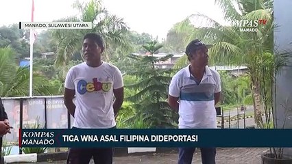 Pihak Imigrasi Manado Deportasi 3 WNA Filipina