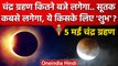 Chandra Grahan 2023: चंद्र ग्रहण कितने बजे लगेगा, सूतक काल कबसे ? | Lunar Eclipse | वनइंडिया हिंदी