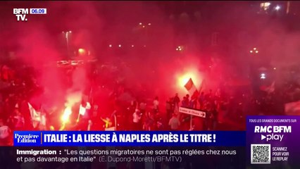 La ferveur des supporters de Naples après le sacre de leur équipe