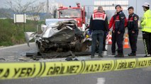 Bolu’da TIR ile çarpışan otomobilin sürücüsü öldü