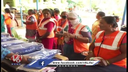 Nizamabad Municipal Workers Protest Against Mayor _ V6 News