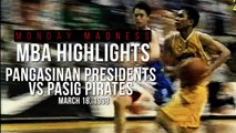 MBA Highlights - Pangasinan vs Pasig (3/18/1998) | Monday Madness