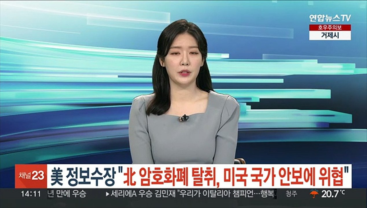 美정보수장 "北암호화폐 탈취, 미국 국가안보에 위협"