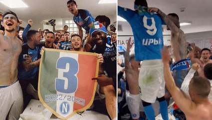 Mertens ve Hamsik, Napoli'nin tarihi şampiyonluğunu tebrik etti