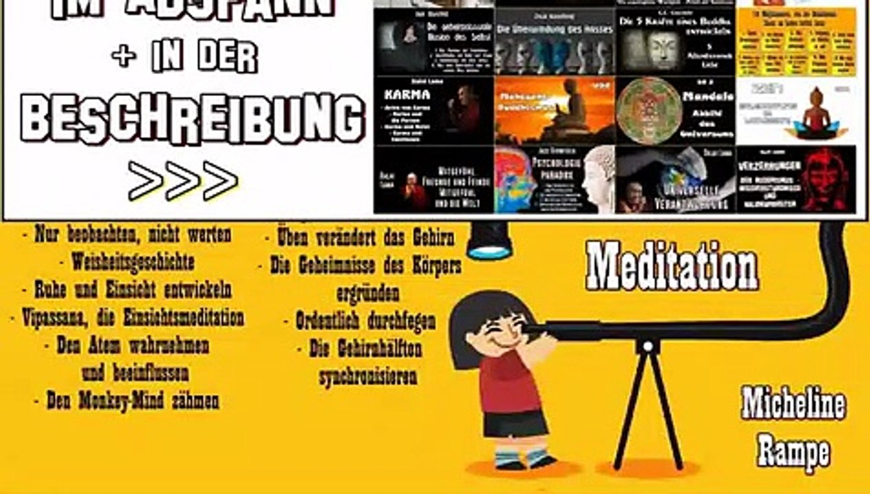 Das Glück, sich selbst zu entdecken - Achtsamkeit und Meditation - Micheline Rampe