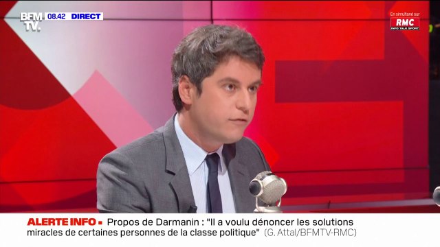 Gabriel Attal sur le Fonds Marianne: Je n'ai pas de raison de ne pas croire en ce que dit ma collègue Marlène Schiappa
