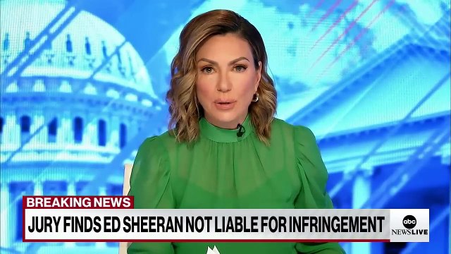 Le chanteur britannique Ed Sheeran a remporté son procès au civil à New York où il était poursuivi pour plagiat d'une chanson de l'Américain Marvin Gaye - VIDEO