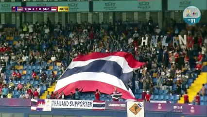 Thailand vs Singapore | Football - Men's Group Stage Match Highlights | SEA Games Cambodia 2023
