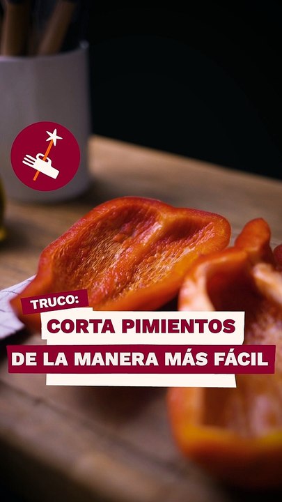 Cómo cortar pimientos