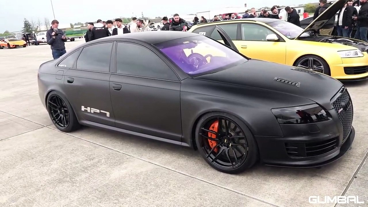 1250HP Audi RS6 5.0 V10 BiTurbo Sedan HPT - Start, Top Speed, Drag Racing, Pure Sound!