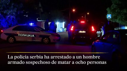 Imágenes del nuevo tiroteo en Mladenovac, Serbia