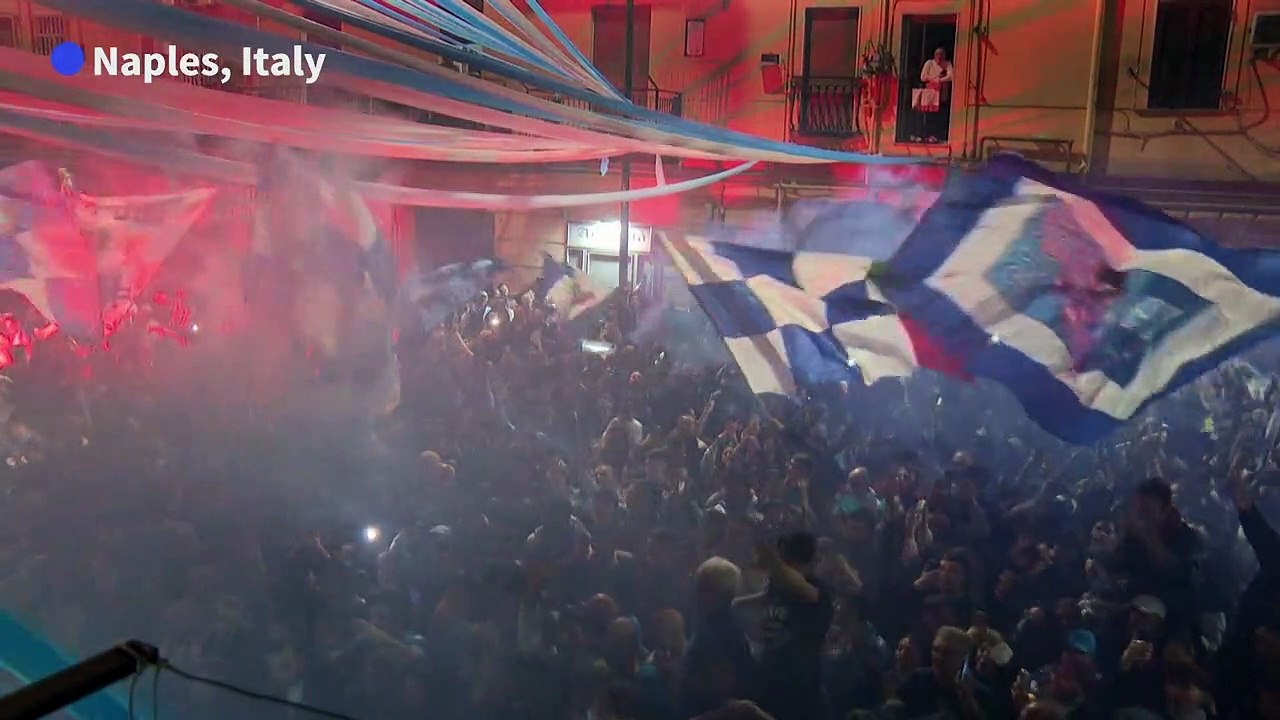 Naples explodes with joy after long-awaited Scu...