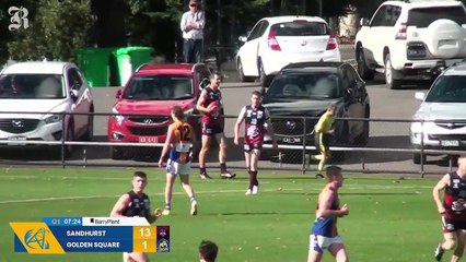 BFNL: Sandhurst's Matthew Thornton kicks four goals v Golden Square