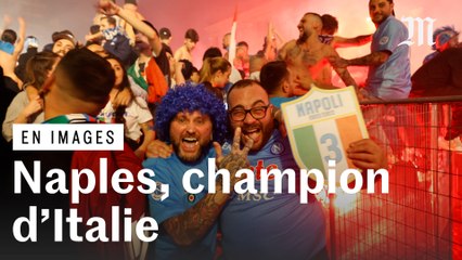Naples : images de liesse après la victoire historique de son club de foot