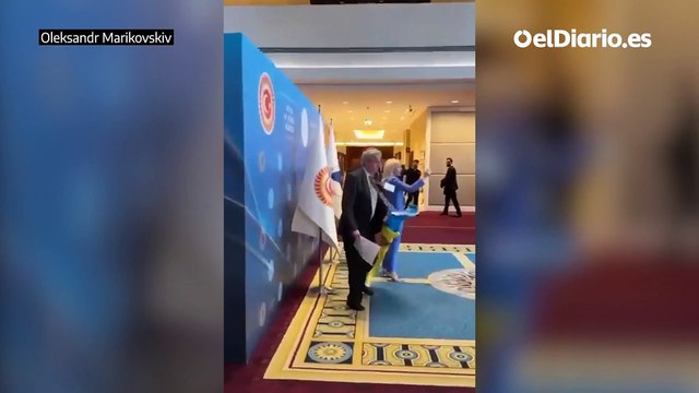 Oleksandr Marikovski - bandera Ucrania