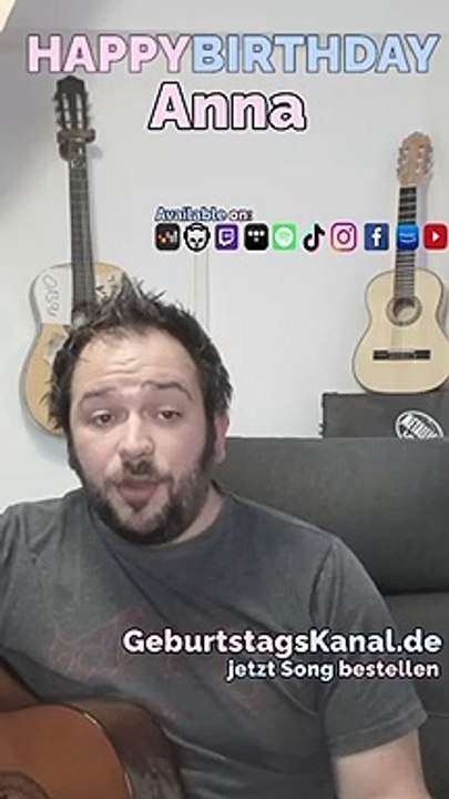 Happy Birthday, Anna! Geburtstagsgrüße an Anna