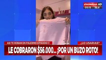 Así te roban en Palermo: pagó 56 mil pesos... ¡por un buzo roto!