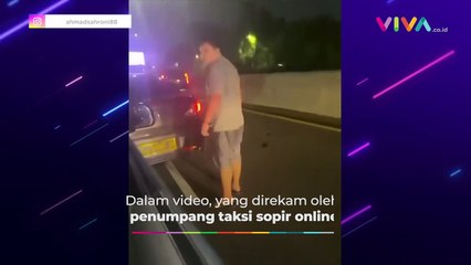Aksi Koboi Pengemudi Pelat Polisi Ngajak Brantem Sopir Ojol
