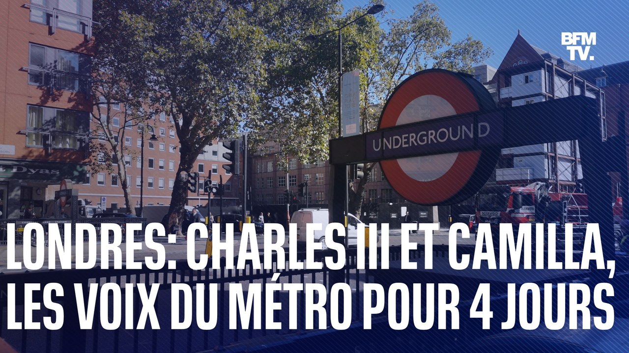Couronnement: le roi Charles III et Camilla ont réenregistré le "Mind the gap » du métro londonien