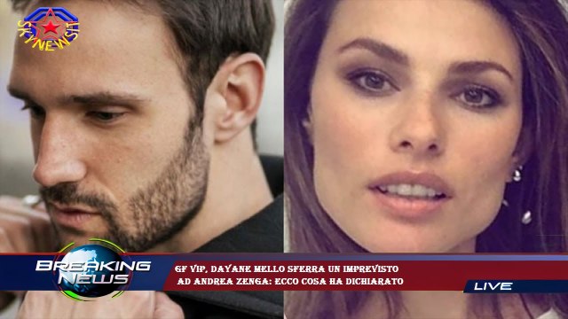 Gf Vip, Dayane Mello sferra un imprevisto ad Andrea Zenga: ecco cosa ha dichiarato