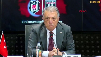 Beşiktaş Başkanı Ahmet Nur Çebi'den TFF'ye tepki