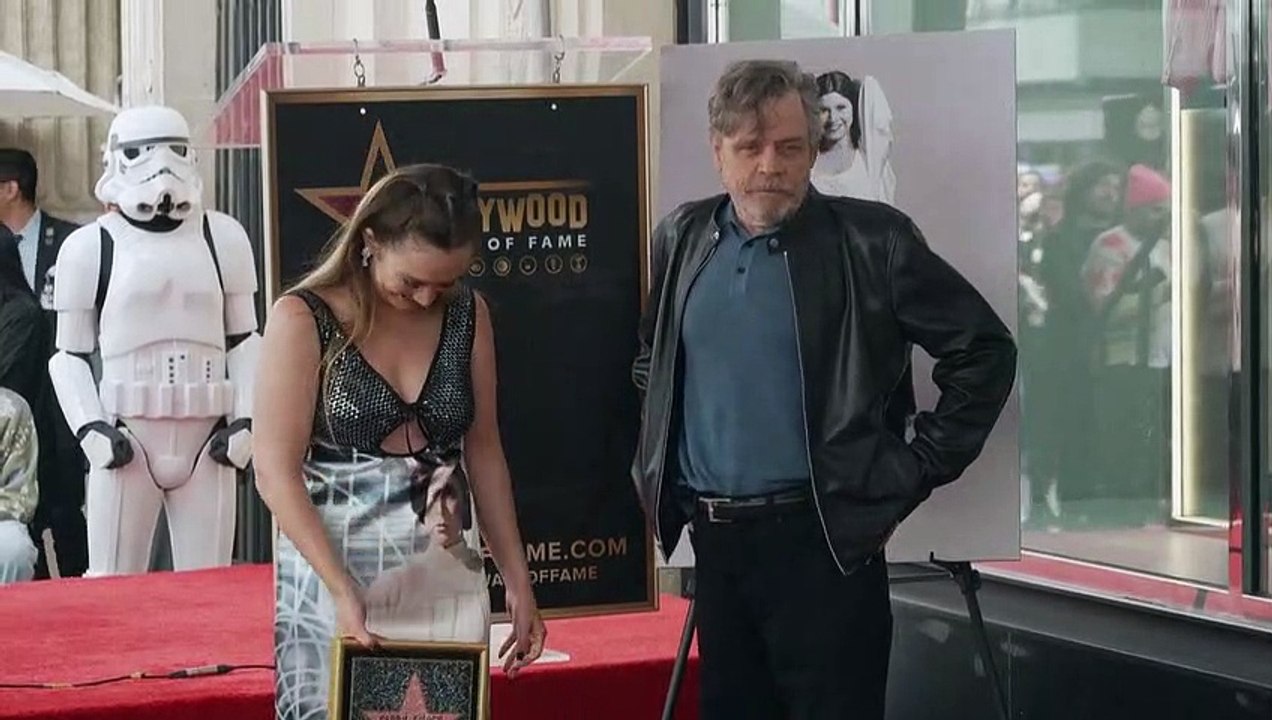 'Star-Wars'-Darstellerin Carrie Fisher posthum mit Stern in Hollywood geehrt