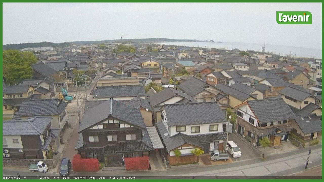 Des caméras de surveillance filment un séisme de magnitude 6,3 dans le centre du Japon