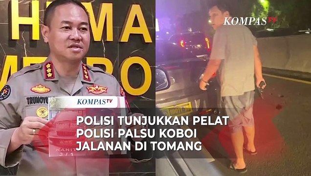 Viral Aksi Koboi Jalanan di Tomang, Polisi Buktikan Pelat Nomor Dinas Pelaku Palsu