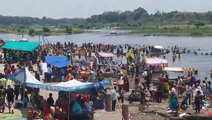 बैशाख पूर्णिमा पर लगी पुण्य की डुबकी