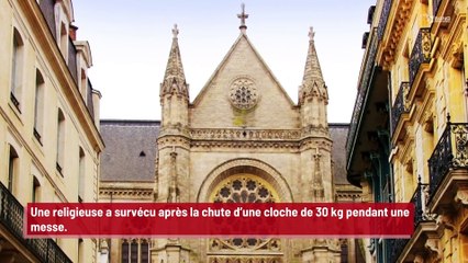 Une cloche de 30 kg tombe sur une religieuse pendant une messe !