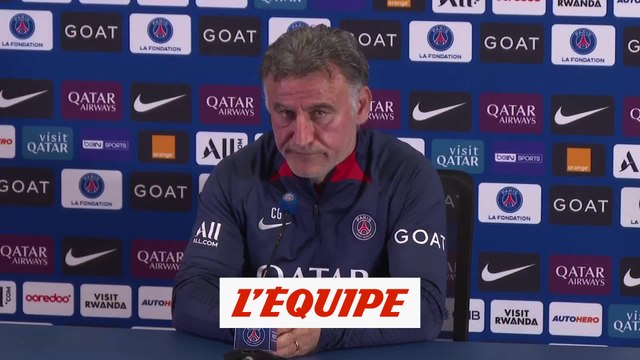 Galtier : « On n'a pas droit au moindre relâchement » - Foot - L1 - PSG