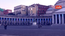 Scudetto Napoli, la Basilica di San Francesco di Paola illuminata di azzurro