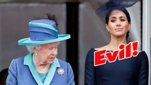 Queen 'saw through Meghan Markle' and said she was 'evil' at drinks reception