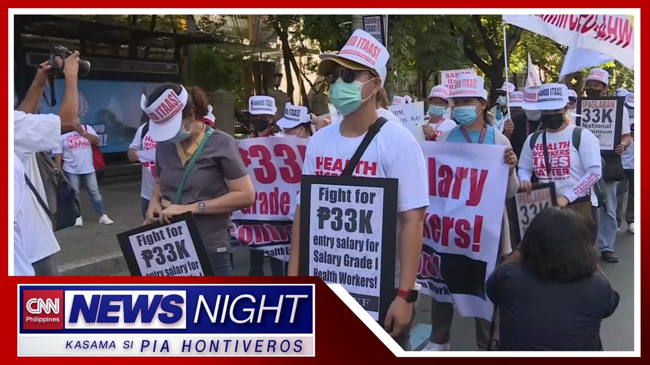 Health workers nanawagan ng umento sa sahod | News Night