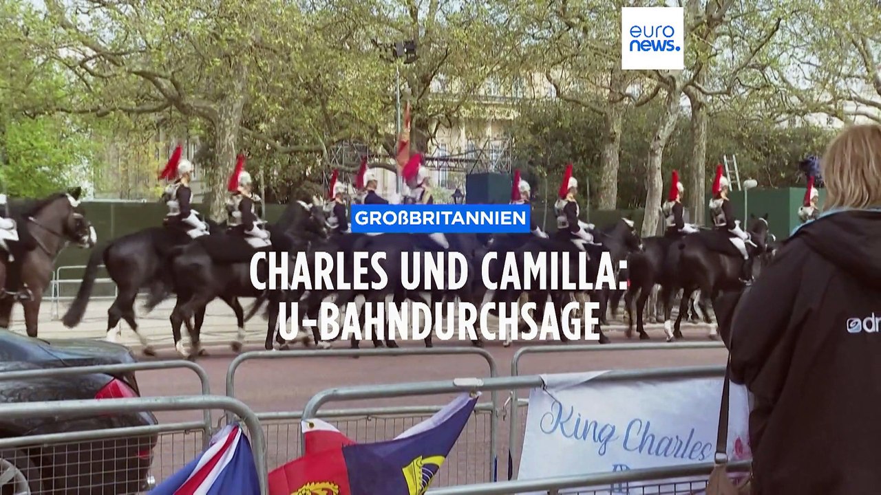 Charles und Camilla machen Bahndurchsage fürs Krönungswochenende