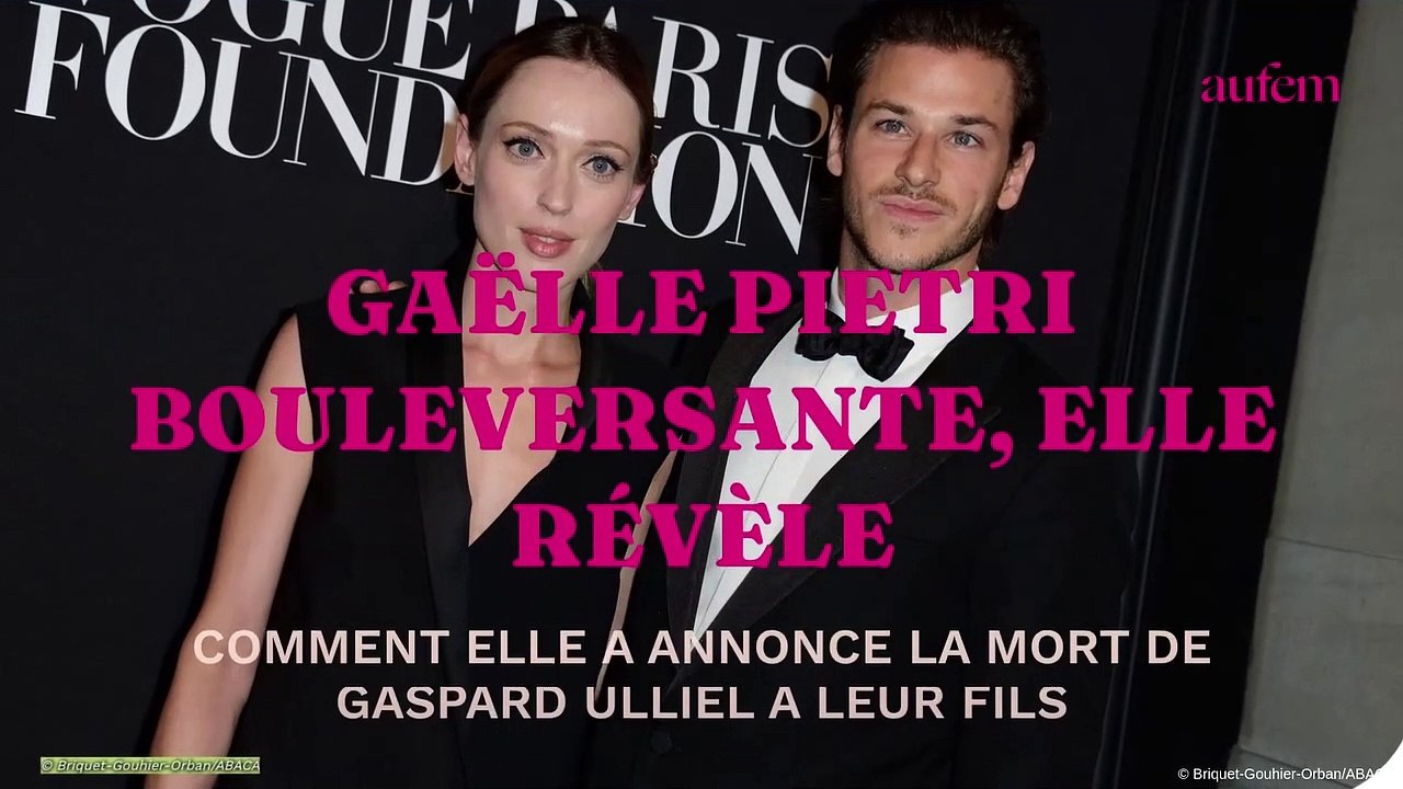 Gaëlle Pietri bouleversante, elle révèle comment elle a annoncé la mort de Gaspard Ulliel à leur fils