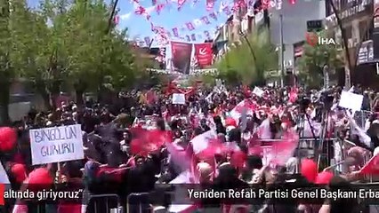 Yeniden Refah Partisi Genel Başkanı Erbakan: "Ülkemizin, 7'li masaya teslim edilmemesi için seçimlere Cumhur İttifakı çatısı altında giriyoruz"