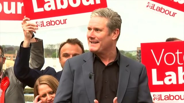 Labour leader Sir Keir Starmer says his party is on course for a majority in the next general election