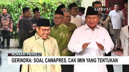 Gerindra Sebut Soal Cawapres Prabowo Subianto, Cak Imin yang Menentukan