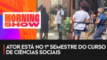 Fabio Assunção ingressa em faculdade e é elogiado pelos colegas de curso