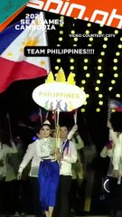 An all-female delegation represented the Philippines at the #SEAGames32 opening ceremonies 