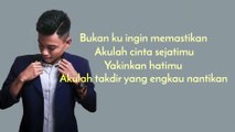 Satu Rasa Cinta karaoke - Arief