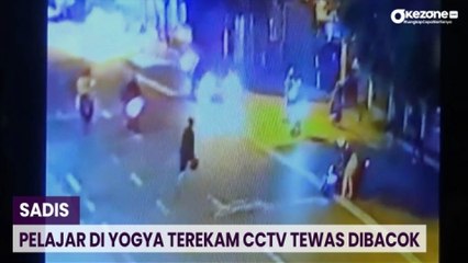 Sadis, Pelajar di Yogya Terekam CCTV Tewas Dibacok