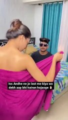 Andhe ka aaj faida hogaya _ bade harami ho beta _ _shorts _funny _funny _tiktok reels amazing vrail moment